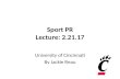 Sports PR lecture, February 22