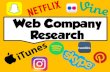Web company research