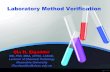 Laboratory Method Verification, March 2017