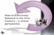 Networking in the 21st Century - [short highlevel virtual view]
