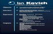 Ian Kovich Resume and Portfolio