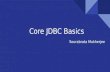 Core jdbc basics