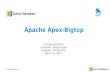 Apache Apex (Next Gen Hadoop) as a part of Bigtop Deployment Stack