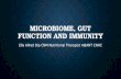 Microbiome, gut function and immunity final
