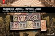 Critical Thinking in Modern Business Training