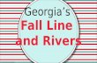 Georgia's Fall Line and Rivers