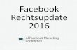 Facebook Rechtsupdate 2016 #AFBMC