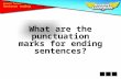 Sentence Endings