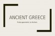 Ancient Greek Art Part One- Art 111