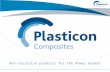 Plasticon Composites - Non-corosive products for the Power market