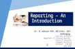 Reporting-An Introduction