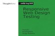 Responsive WebDesign Testing Using Galen