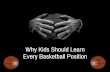 Why Kids Should Learn Every Basketball Position