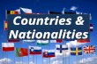 Countries and  nationalities