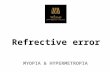 Refrective error (opthalmology)