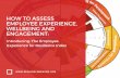 How To Assess Employee Experience, Wellbeing & Engagement