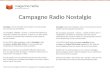 Campagne radio nostalgie