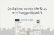 Crystal clear service interfaces w/ Swagger/OpenAPI