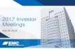 Emci 2017 Investor Meetings Mar - Apr