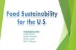PowerPoint Example--U.S. Food Sustainability