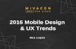 2016 Mobile Design & UX Trends