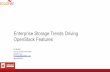OpenStack Silicon Valley - Enterprise Storage Trends Driving OpenStack Features
