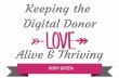 RORY GREEN: Keeping the Digital Donor Love Alive & Thriving