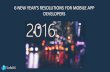 6 New Yearâ€™s Resolutions for Mobile App Developers