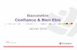 Baromètre "Confiance & Bien-être" Solidaris - Janvier 2016