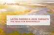 Shawn Qu - Latin America 2030 targets the need for renewables