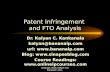 Patent: Patent Infringement Analysis- Dr. Kalyan C. Kankanala - BananaIP