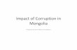 09.12.2013, Impact of Corruption in Mongolia, L. Sumati