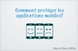 Comment protéger les applications mobiles?