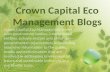 Crown capital eco management blogs