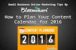 Planning Your Content Calendar for 2016