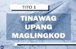 TITUS 1 - TINAWAG UPANG MAGLINGKOD - PS JOVEN SORO - 7AM MABUHAY SERVICE