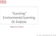 Environmental scanning - External Analysis
