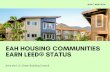 EAH Housing Communities Earn LEED® Status