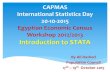 Introduction to STATA - Ali Rashed