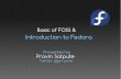 Basics of-foss-fedora-introduction