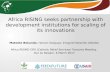 Africa RISING seeks partnership with development institutions for scaling of its innovations