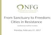 From Sanctuary to Freedom: Cities in Resistance