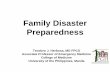 Family disaster prepradeness