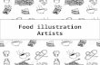 Creative food illustration artists