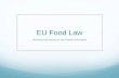 EU Food Law part I