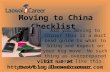 Moving to China Checklist
