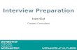Interviews preparation - Skills Academy 6 June 2014