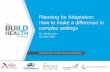 Build planning for adaptation final