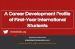 A Career Development Profile for First-Year International Students