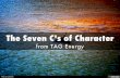The Seven C's of Character